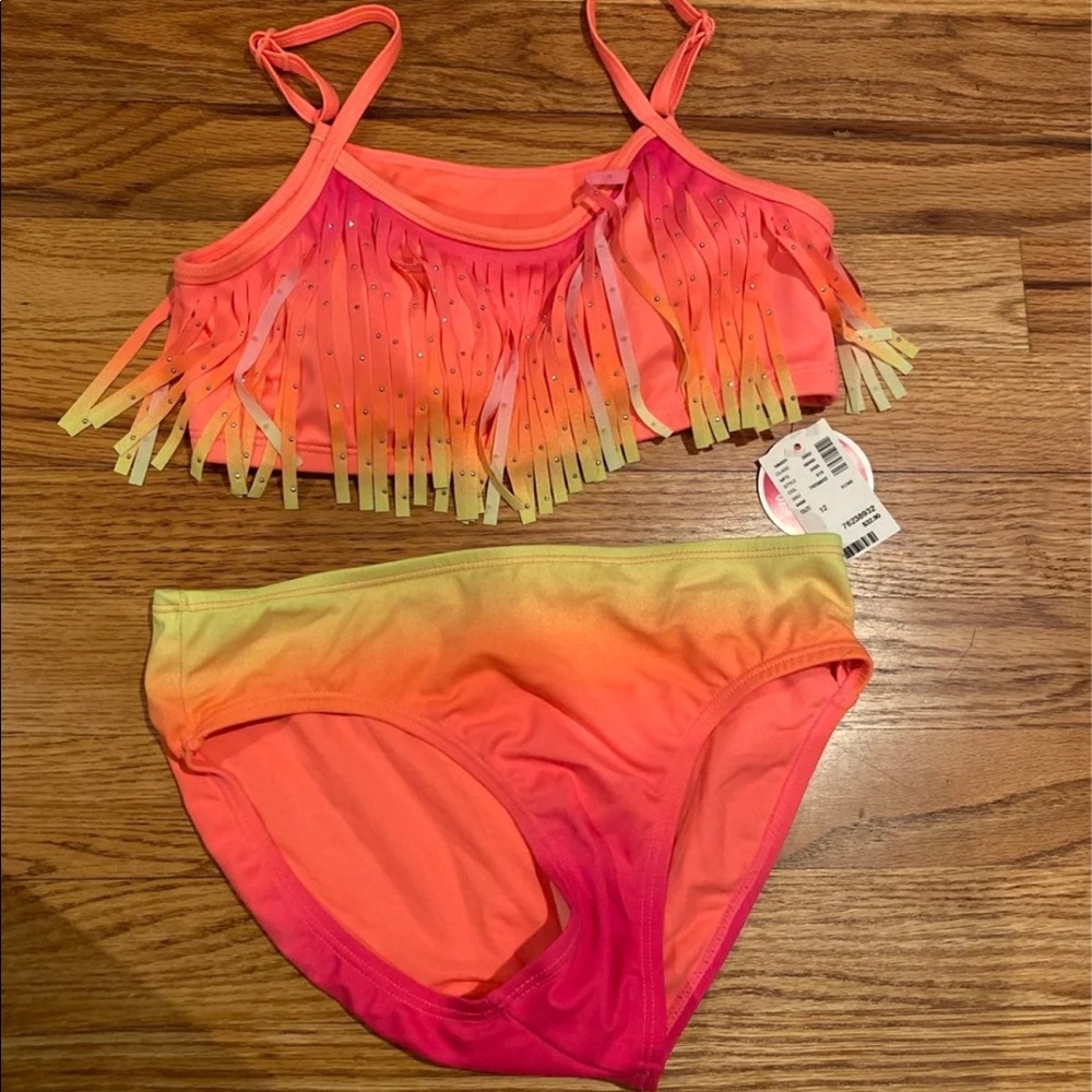 girls justice swimsuit new with tags!! never worn